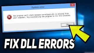 Fix Kernelbasedll is missing or not found error [upl. by Hada]