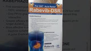 Rabeprazole sodium ec amp domperidone drcapsules [upl. by Danell416]