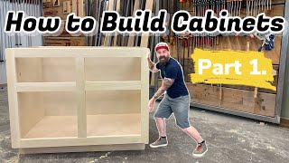 Build Cabinets The Easy Way  How to Build Cabinets [upl. by Irt]