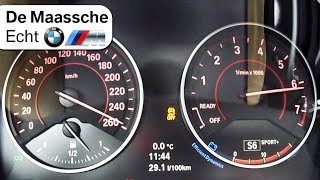 BMW M140i 0250kmh ACCELERATION amp TOP SPEED  BMW M De Maassche Echt [upl. by Bornstein]