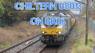 Chiltern Railways 68013 on 6K05 [upl. by Ardnaed]