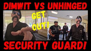 Frauditor Dimwit Meets Unhinged Security Guard [upl. by Virgilio]