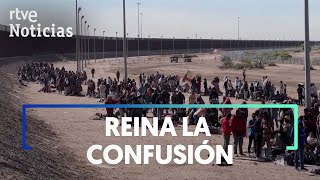 EEUU Así están viviendo MILES de MIGRANTES el FIN del TÍTULO 42 en la FRONTERA  RTVE Noticias [upl. by Cilla]