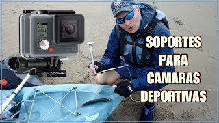 SOPORTES SENCILLOS PARA CAMARAS DEPORTIVAS EN KAYAK [upl. by Milissa837]