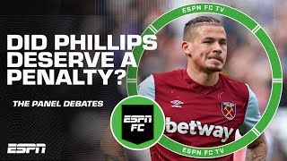 PENALTY OR NOT ESPN FC debates crucial call in Newcastle vs West Ham 👀 [upl. by Cheshire640]