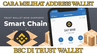 CARA MELIHAT ADDRESS WALLET BSC DI TRUST WALLET [upl. by Sutniuq900]