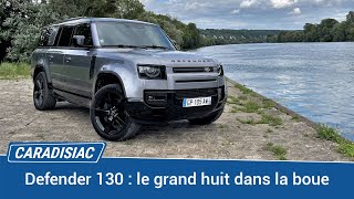 Essai vidéo – Land Rover Defender 130  le grand huit dans la boue [upl. by Yessac]