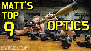 Matts Top 9 Airsoft Optics [upl. by Dudden]