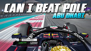 F1 2022 Abu Dhabi GP CAN I BEAT THE POLE LAP [upl. by Flan]