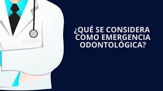 ¿Qué se considera como emergencia odontológica [upl. by Eiramik918]