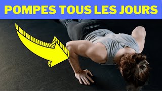 FAIRE DES POMPES  Comment Change Votre Corps Au Bout De 1 Mois [upl. by Anilrahc]