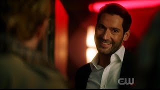 Lucifer meets Constantine Diggle and Mia  Crisis on Infinite Earths Hour two [upl. by Donalt]