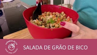 Salada de Grão de Bico  Culinária da Lu [upl. by Acihsay]