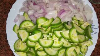 ककोड़ा प्याज की सूखी सब्जी  Kakora Recipe  Kantola Fry  Kakrol Fry Recipe [upl. by Anerol247]