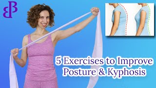 5 Exercises to Improve Posture and Kyphosis [upl. by Jem297]