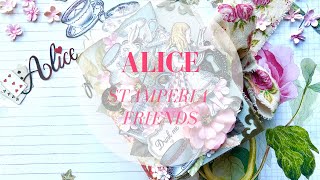 Alice Mini Album Stamperia Friends [upl. by January]