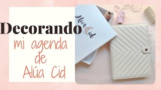 DECORANDO la AGENDA de ALÚA CID [upl. by Eberle]