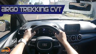 2023 FIAT ARGO TREKKING CVT  POV TEST DRIVE  ANDANDO DE DIA E NOITE POR CURITIBA [upl. by Eilesor348]