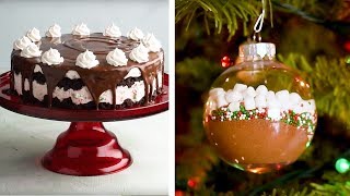 Yummy Candy Cane Cheesecake Recipe  Holiday Dessert Ideas by So Yummy [upl. by Annauqaj]