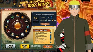 Naruto Online  How to get Jackpot in Wheel of Fortune 2024 [upl. by Wendall]