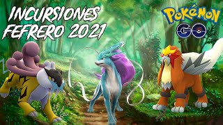 INCURSIONES FEBRERO 2021 POKEMON GO [upl. by Rap]