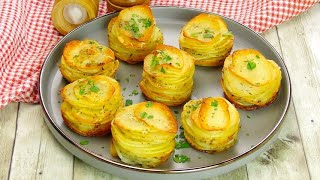 Crispy potato stacks the easy to make recipe [upl. by Atalaya]