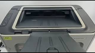 TESTE DE FUNCIONAMENTO HP LASERJET P1505N Z431 [upl. by Herates]