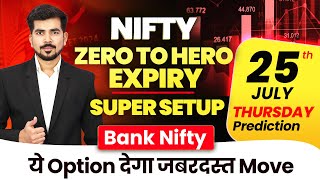 Expiry  Bank Nifty Prediction and Nifty Analysis for  25 July 24  Bank Nifty Tomorrow Video [upl. by Ajnot]