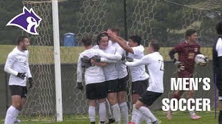 Mens Soccer Highlights vs Calvin University 111222 [upl. by Eelirak582]