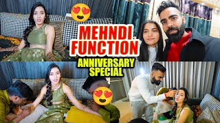 Anniversary Special Mehndi Function at Lakhneet’s😍 [upl. by Landy]