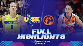 ZVVZ USK v Beretta Famila Schio  QuarterFinals  Full Game Highlights  EuroLeague Women 202324 [upl. by Enneira]