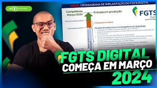 NOVO CRONOGRAMA DO FGTS DIGITAL  EDITAL SIT 0042023 [upl. by Sitoel]