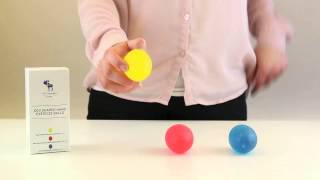 Instructional Video The Friendly Swede Hand Exercise Balls [upl. by Ahsenom]