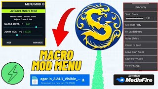 Agario Macro New Full Control Mod Menu with Xelahot Zoom  LagFree iOSAndroid [upl. by Fries]