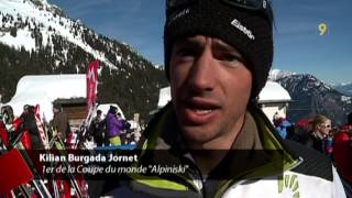 Alpiniski lunique épreuve mondiale de cet hiver organisée en Suisse cétait aux Marécottes [upl. by Ahsenrad626]