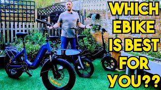 Which Ebike is right for you  DYU Folding Ebikes [upl. by Valdis]