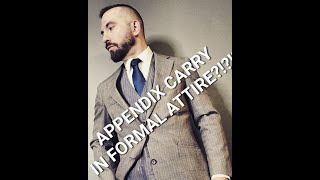 How To Carry Concealed In Mens Formal Wear [upl. by Ainoval109]