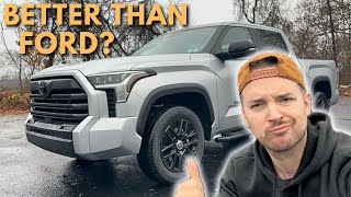 2024 Toyota Tundra Review Better Than F150 [upl. by Adnilim770]