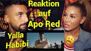 Apo Red  yalla habibi  Reaktion  LishaampLou [upl. by Airotal]