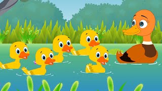 Five Little Ducks  Kids Songs [upl. by Eindys]