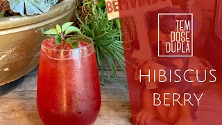 DRINK DE VODKA COM MORANGO  Hibiscus Berry [upl. by Delacourt]