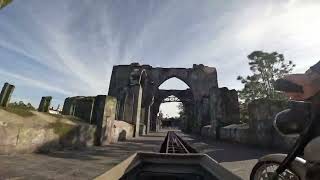 POV  Roller Coaster Harry Potter Motorbike Hagrids Universal Orlando  2024 [upl. by Fawnia453]