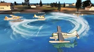 Totally ILLEGAL Seaplane Flying FSX Multiplayer Trolling Part 2 [upl. by Felike994]