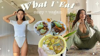 What I Eat in a Day To Feel Good  vegan amp easy [upl. by Killoran]