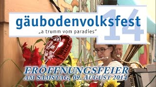 Straubinger Gäubodenvolksfest Eröffnung 2014 [upl. by Lapointe]