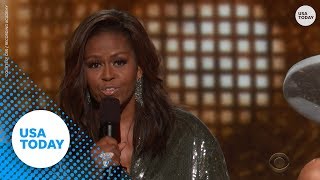 Michelle Obama makes surprise appearance at Grammys 2019 [upl. by Nash920]