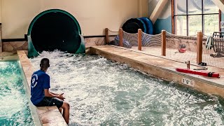 River Canyon Run Water Slide at Great Wolf Lodge Williamburg [upl. by Isyak187]