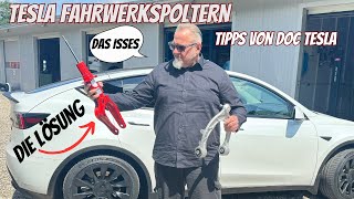 Dein Tesla Fahrwerk poltert was tun Hier seht ihr die Lösung für Model 3 und Model Y [upl. by Audrye404]