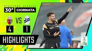 Ascoli vs Lecco 41  Caligara lancia i suoi verso 3 punti decisivi  HIGHLIGHTS SERIE BKT 20232024 [upl. by Sadick236]