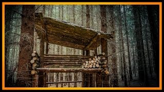 Bushcraft Camp S03E01 Das Waldcamp  Lagerbau Outdoor Shelter [upl. by Hollenbeck554]